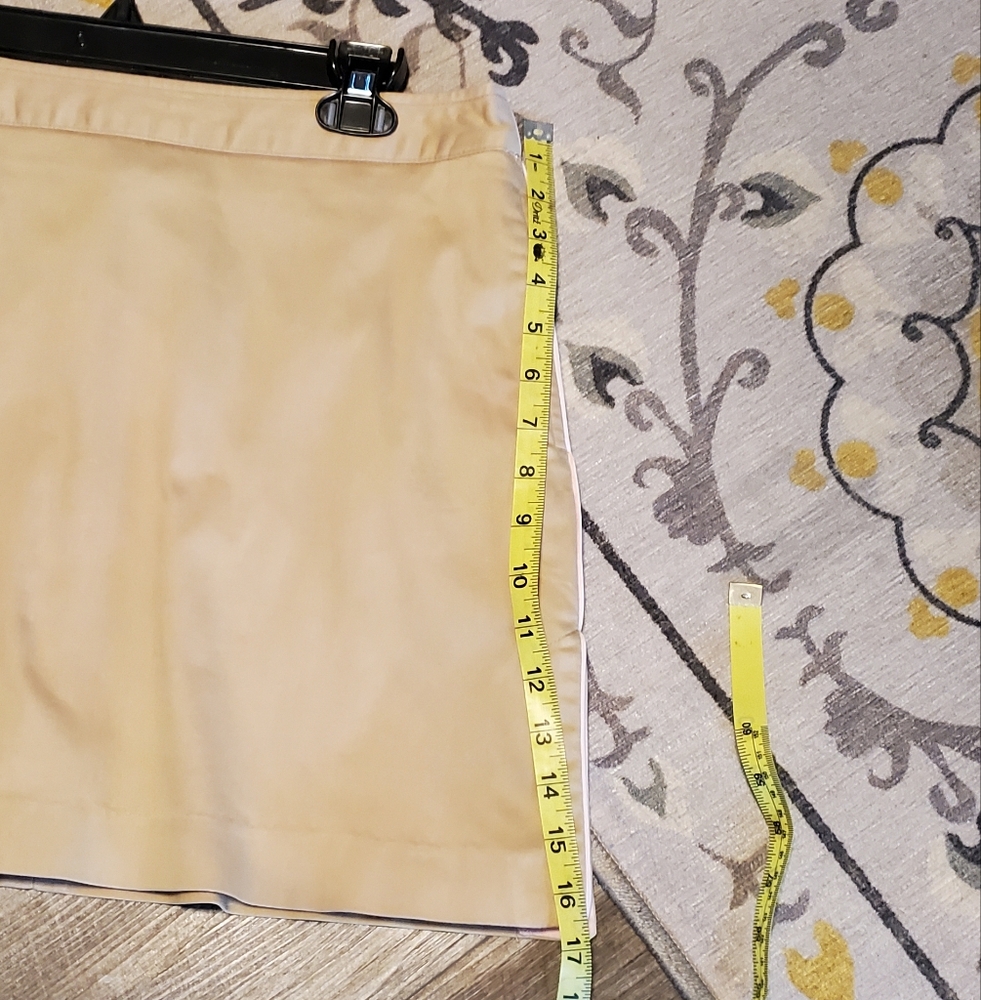 Sport Haley Tan A-Line Mini Skirt Casual Resort Wear Size 10 - Picture 6 of 9